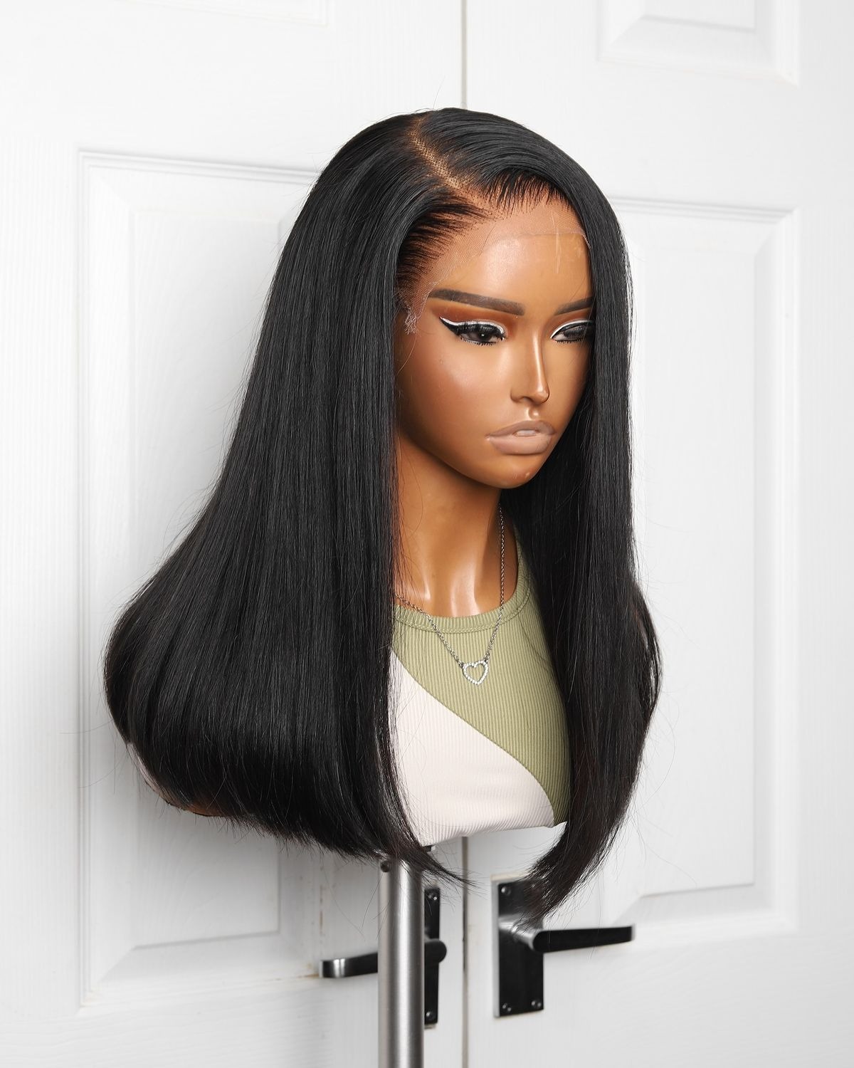Straight Hair Piece Bundles – 100% Human Hair (Natural Black) - Image 3